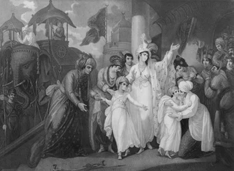 The Departure of the Sons of Tippoo from the Zenana
